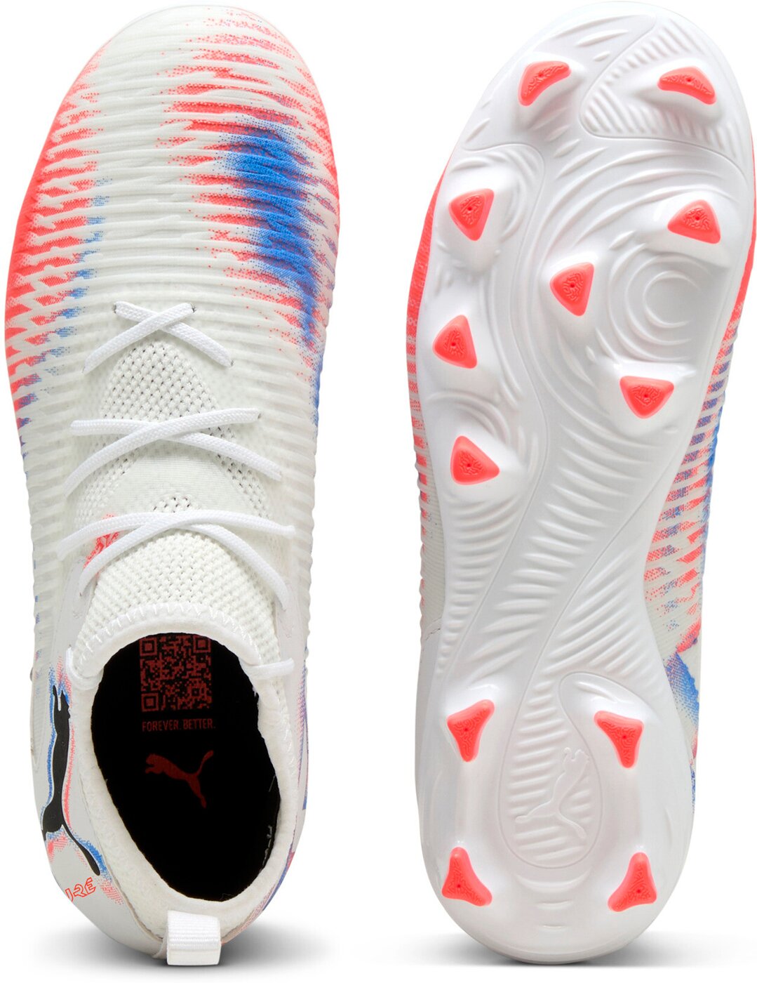 PUMA - FUTURE 8 MATCH FG/AG Jr PUMA WHITE-PUMA BLACK-GLOWING RED – Bild 2