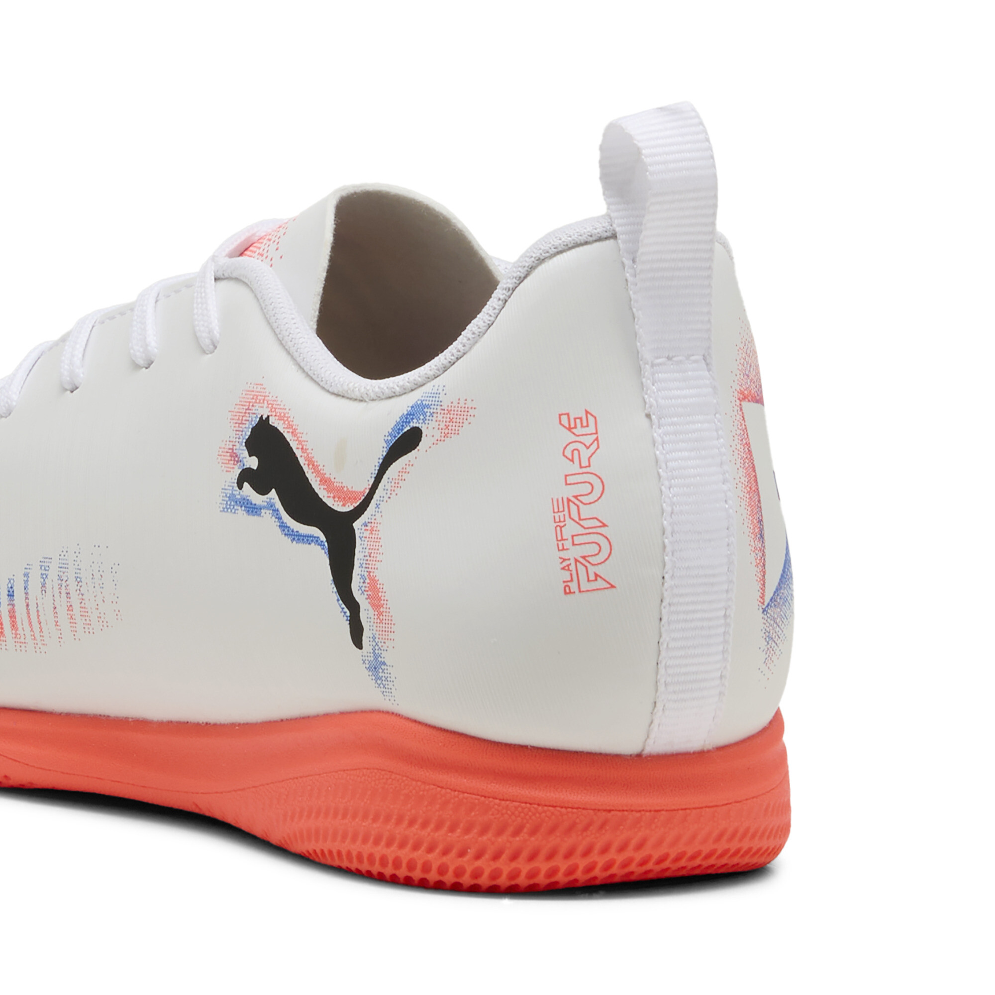 PUMA - FUTURE 8 PLAY IT Jr PUMA WHITE-PUMA BLACK-GLOWING RED – Bild 2