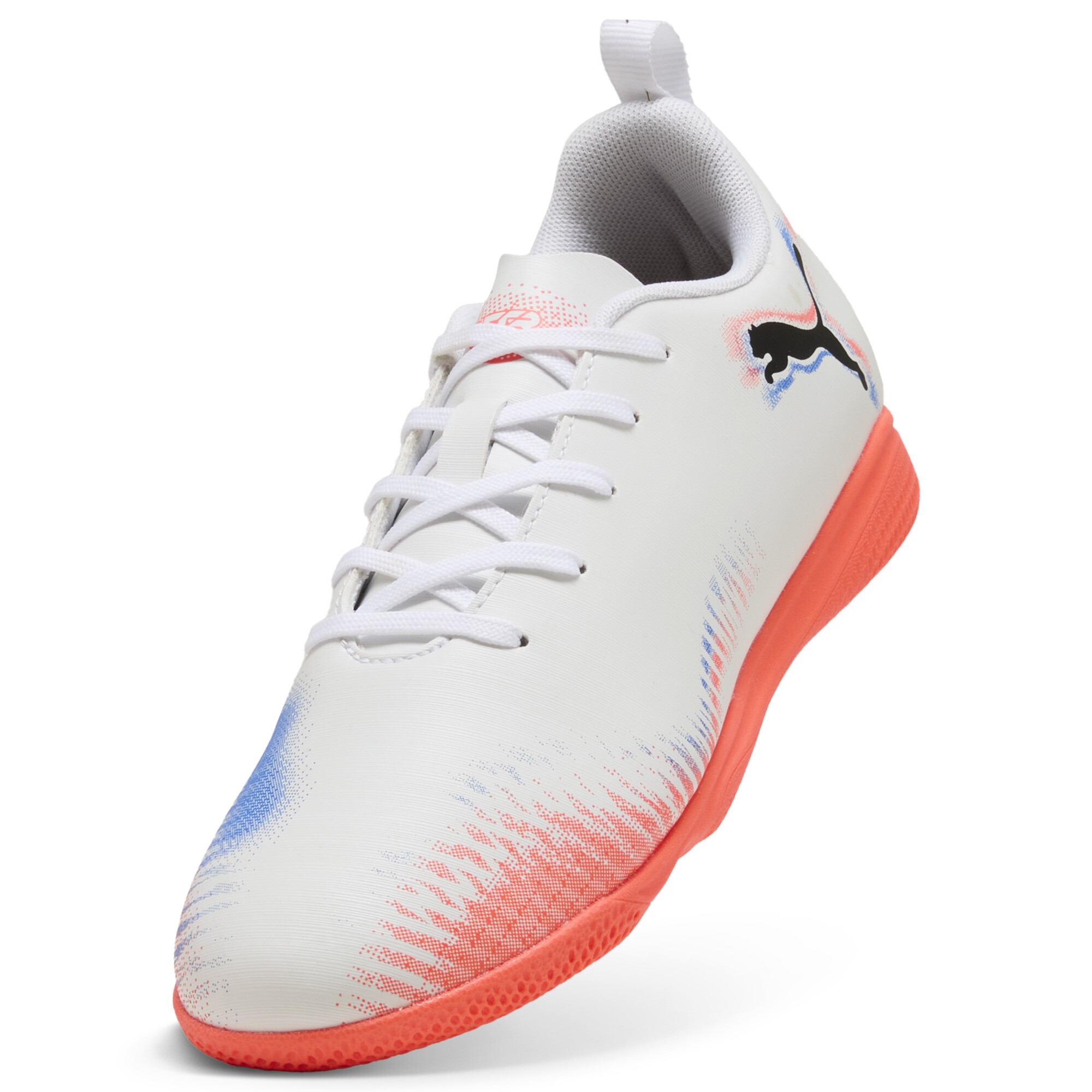 PUMA - FUTURE 8 PLAY IT Jr PUMA WHITE-PUMA BLACK-GLOWING RED – Bild 6