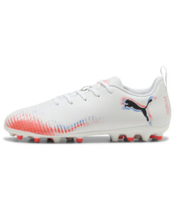 PUMA - FUTURE 8 PLAY MG Jr PUMA WHITE-PUMA BLACK-GLOWING RED – Bild 3
