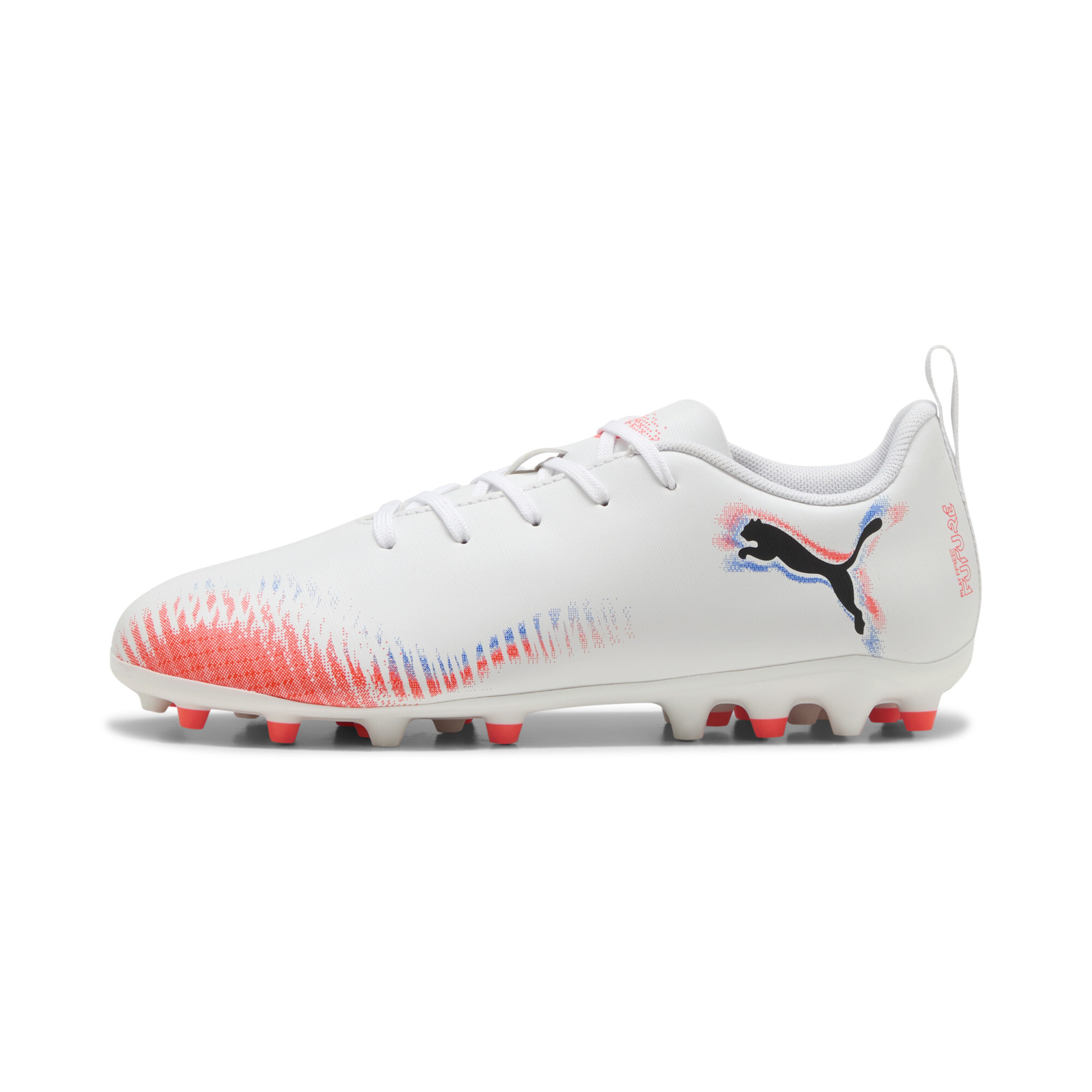 PUMA - FUTURE 8 PLAY MG Jr PUMA WHITE-PUMA BLACK-GLOWING RED – Bild 3