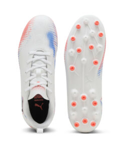 PUMA - FUTURE 8 PLAY MG Jr PUMA WHITE-PUMA BLACK-GLOWING RED – Bild 4