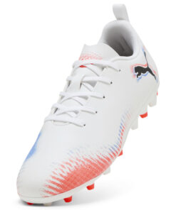 PUMA - FUTURE 8 PLAY MG Jr PUMA WHITE-PUMA BLACK-GLOWING RED – Bild 6