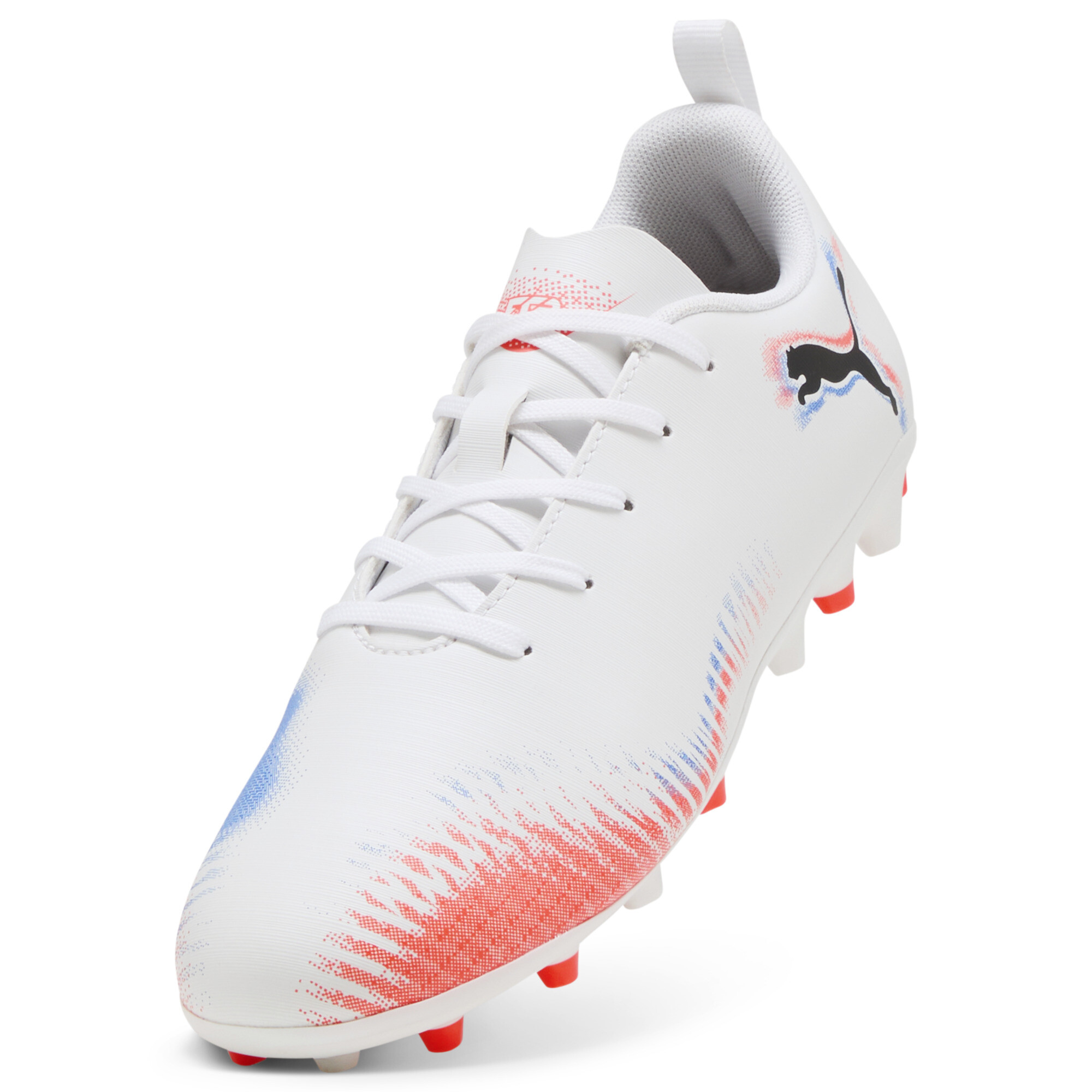 PUMA - FUTURE 8 PLAY MG Jr PUMA WHITE-PUMA BLACK-GLOWING RED – Bild 6