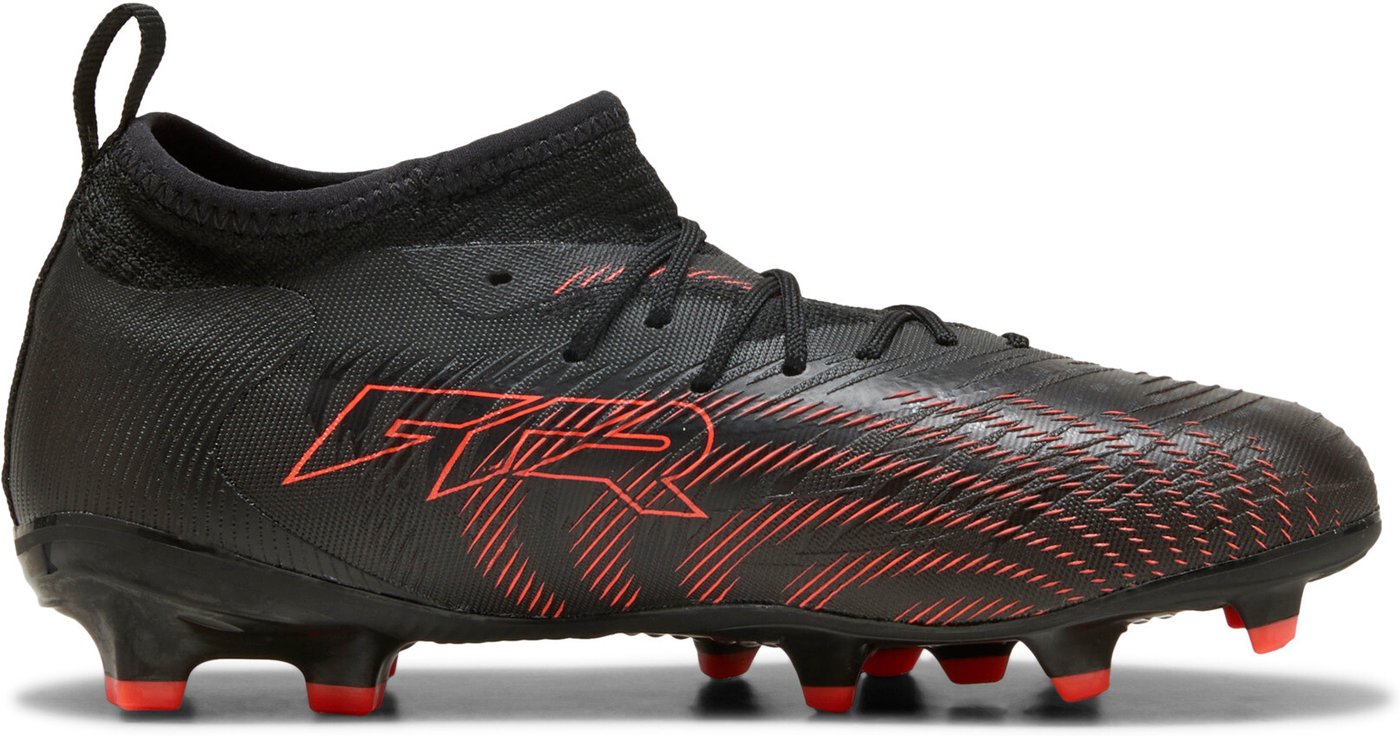 PUMA - FUTURE 9 MATCH FG/AG Jr PUMA BLACK-GLOWING RED-STRONG GRAY