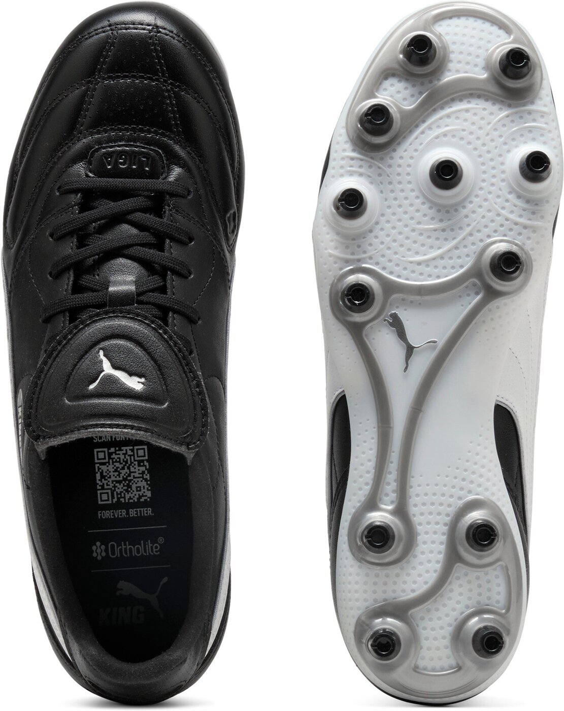 PUMA - KING LIGA FGAG PUMA BLACK-PUMA SILVER-PUMA WHITE – Bild 2