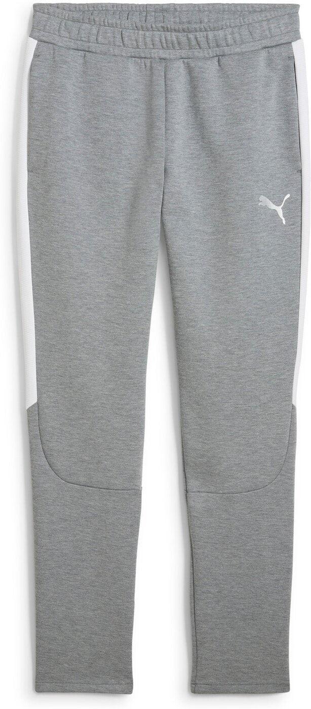 PUMA - teamEVOSTRIPE Pants MEDIUM GRAY HEATHER-PUMA SILVER-PUM