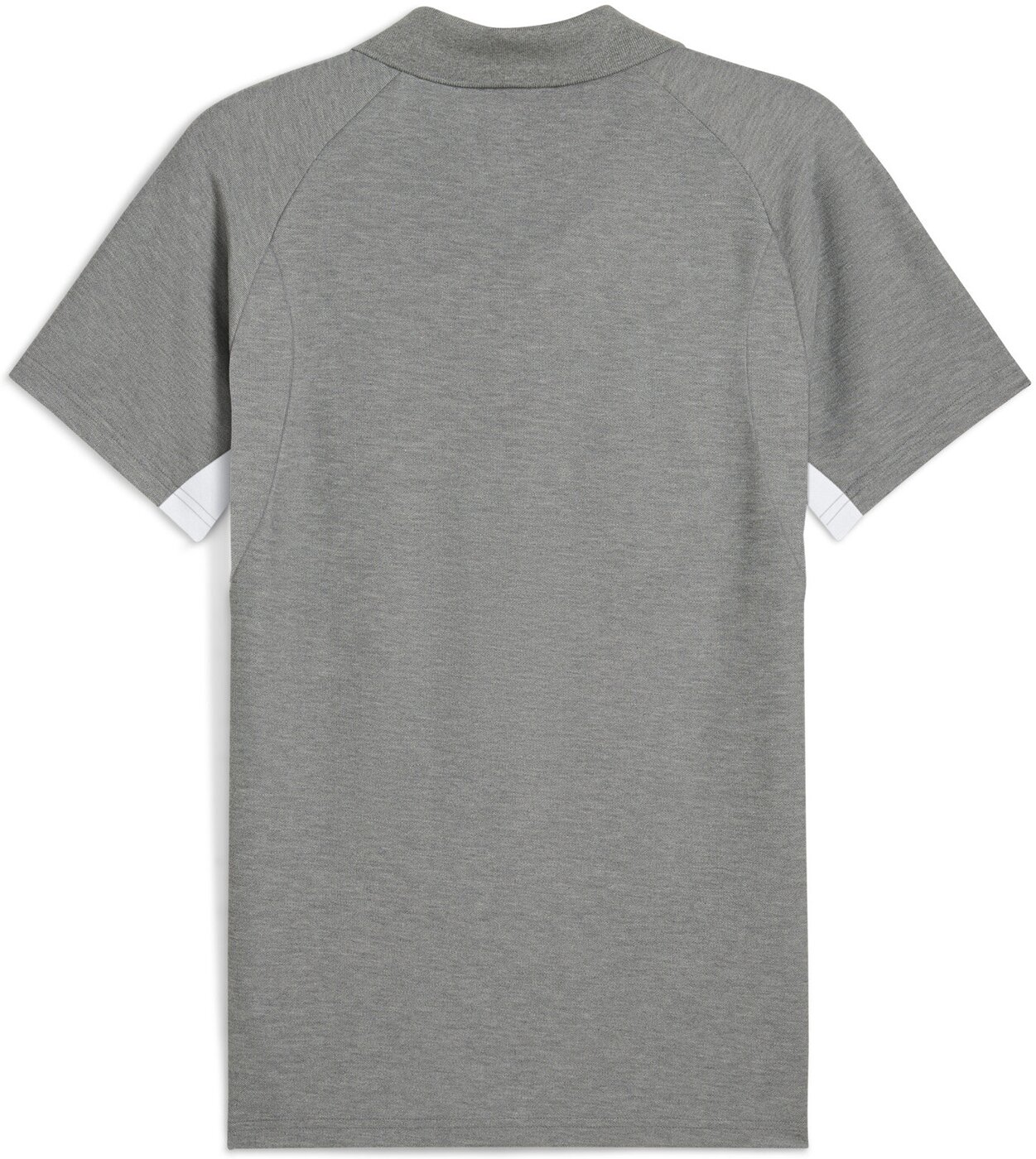 PUMA - teamEVOSTRIPE Polo MEDIUM GRAY HEATHER-PUMA SILVER-PUM – Bild 2