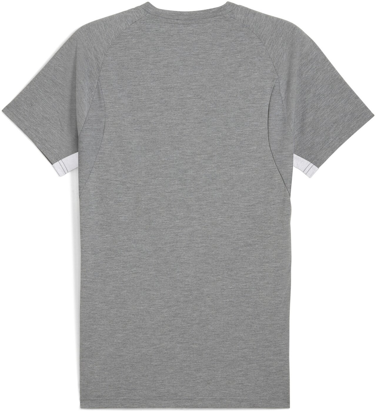 PUMA - teamEVOSTRIPE Tee MEDIUM GRAY HEATHER-PUMA SILVER-PUM – Bild 2