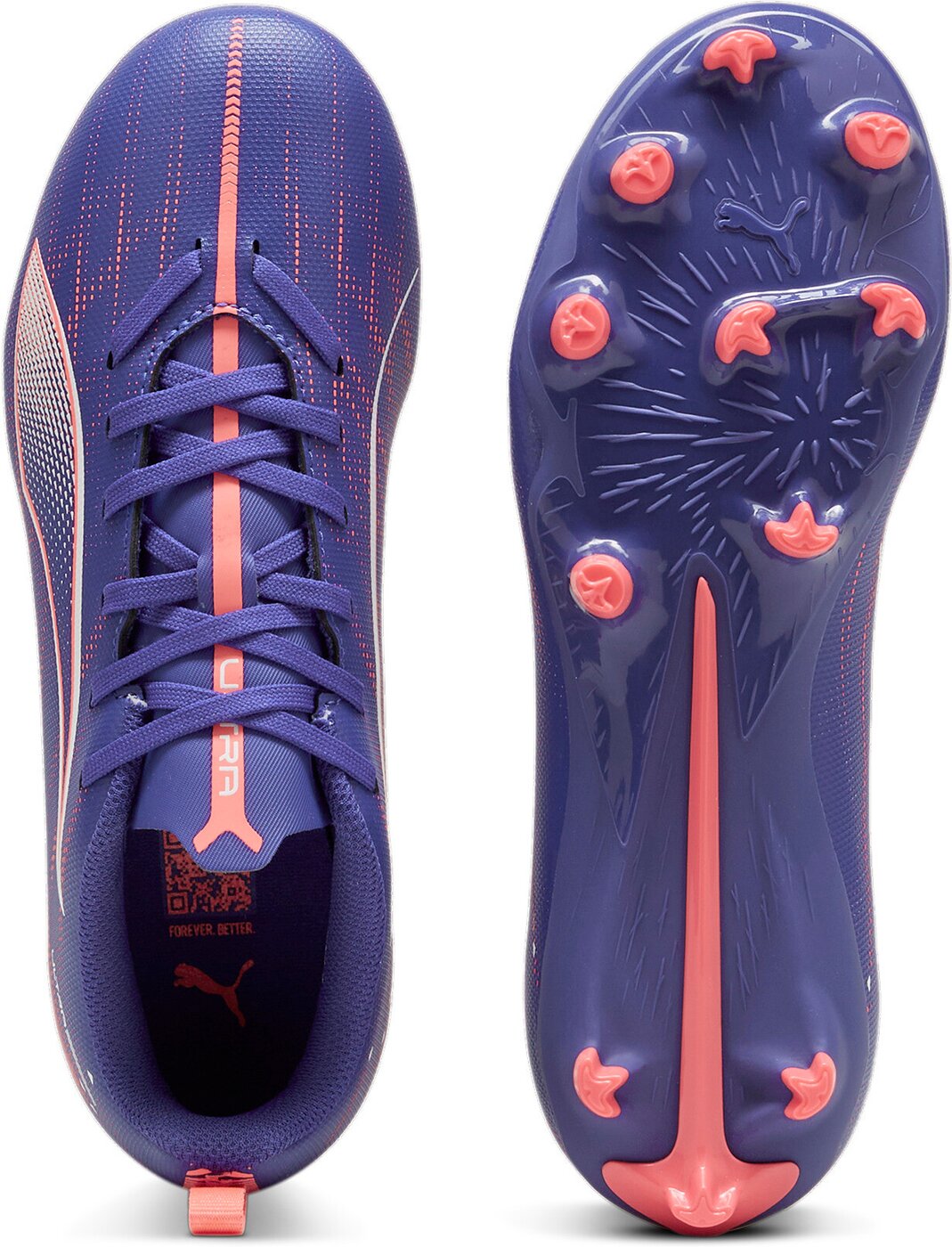 PUMA - ULTRA 5 PLAY FG/AG Jr LAPIS LAZULI-PUMA WHITE-SUNSET – Bild 2