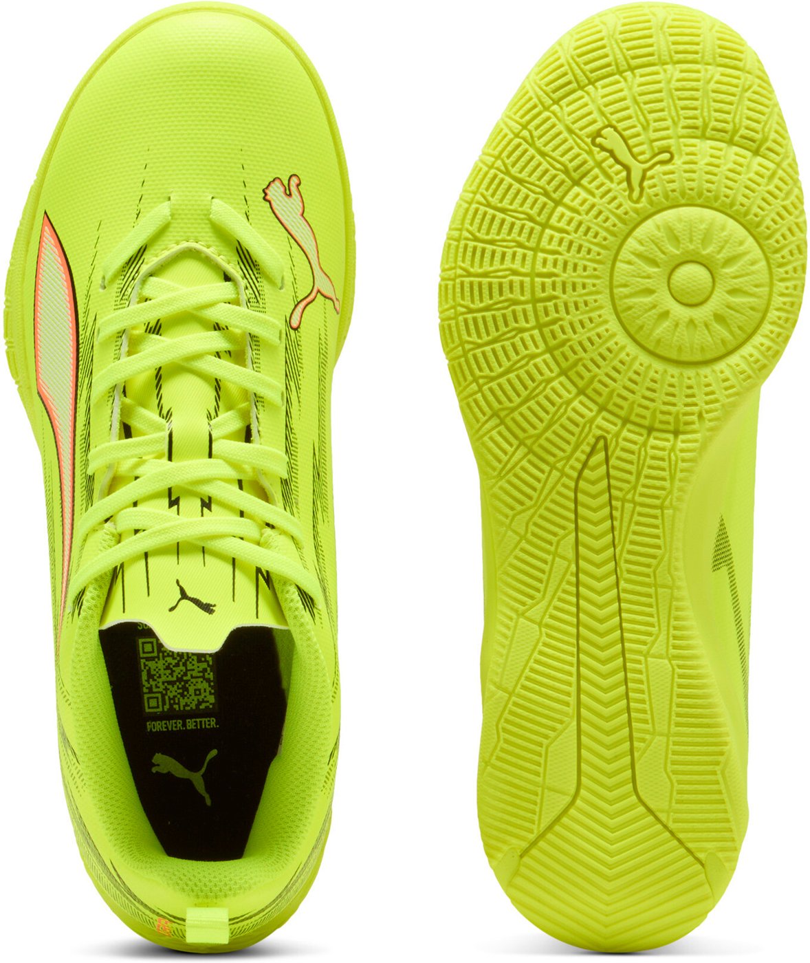 PUMA - ULTRA 6 PLAY IT Jr YELLOW ALERT-PUMA BLACK-GLOWING RED – Bild 2