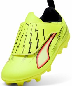 PUMA - ULTRA 6 PLAY V FG/AG RB Jr YELLOW ALERT-PUMA BLACK-GLOWING RED – Bild 3
