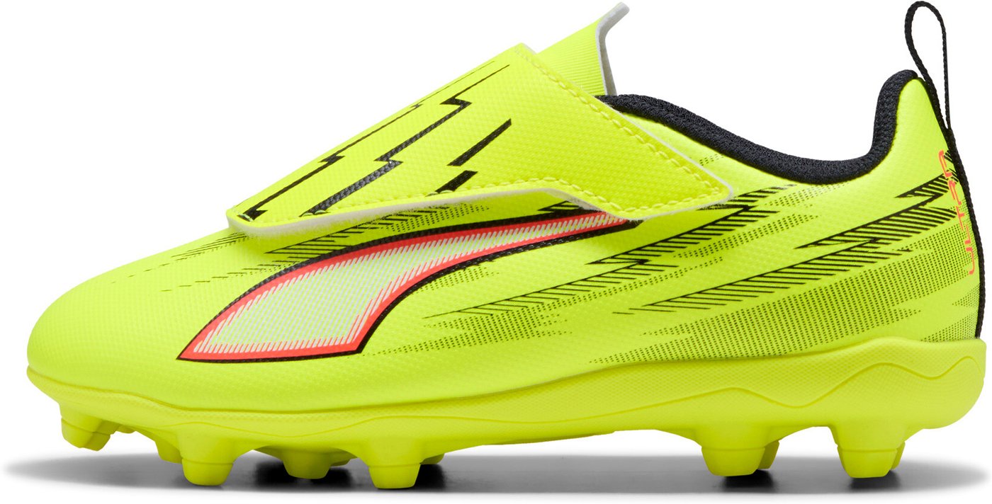 PUMA - ULTRA 6 PLAY V FG/AG RB Jr YELLOW ALERT-PUMA BLACK-GLOWING RED – Bild 5