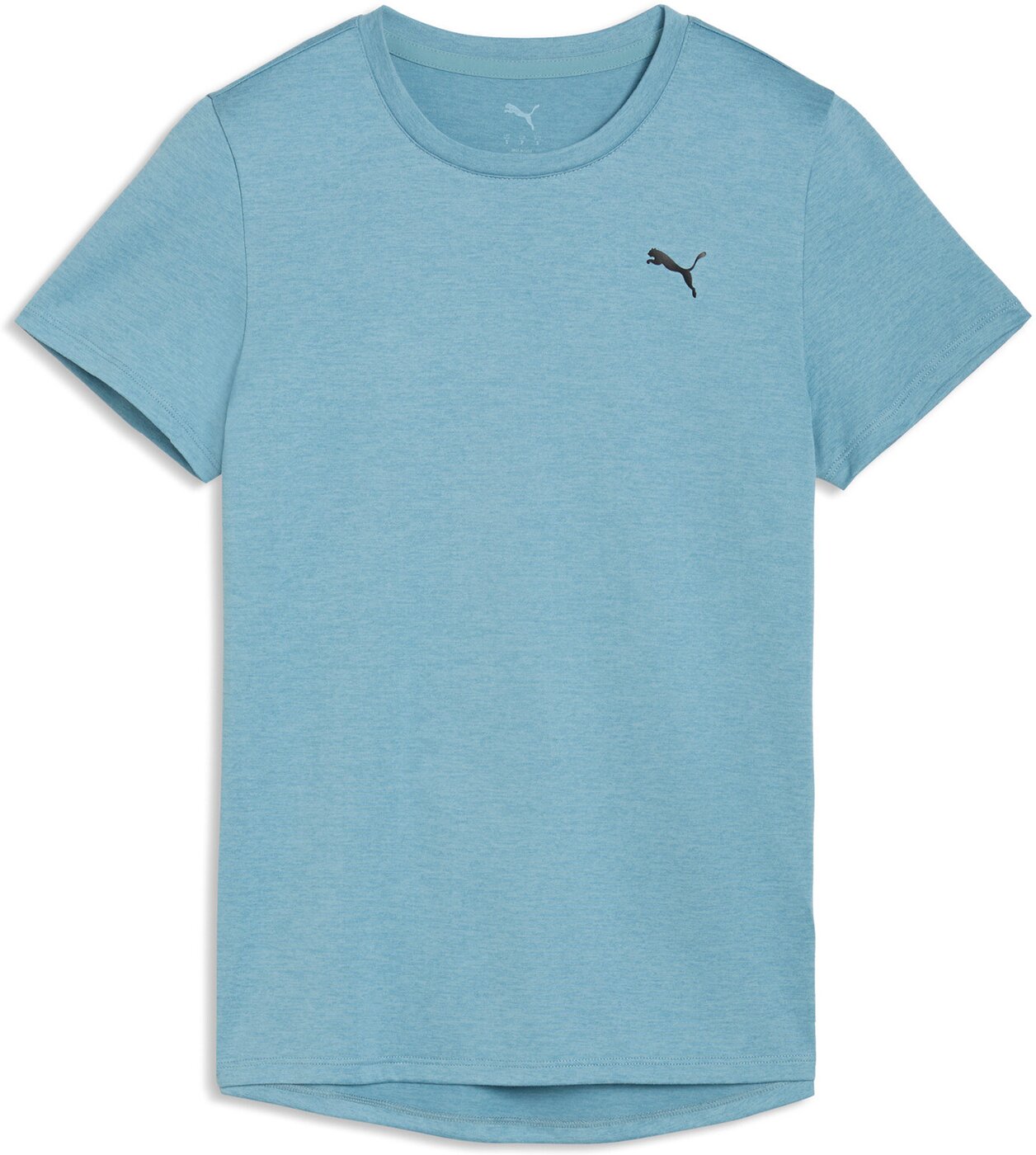 PUMA - W TAD ESSENTIAL Heather Tee BALTIC SEA BLUE HEATHER