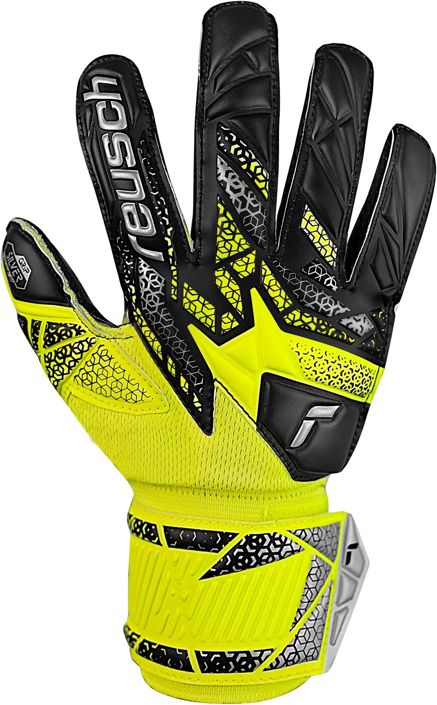 REUSCH - Attrakt Silver Junior SAFETY YELLOW / SILVER / BLACK – Bild 2