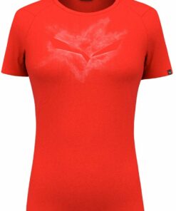 SALEWA - PURE XXX DRY W T-SHIRT. FLAME MELANGE