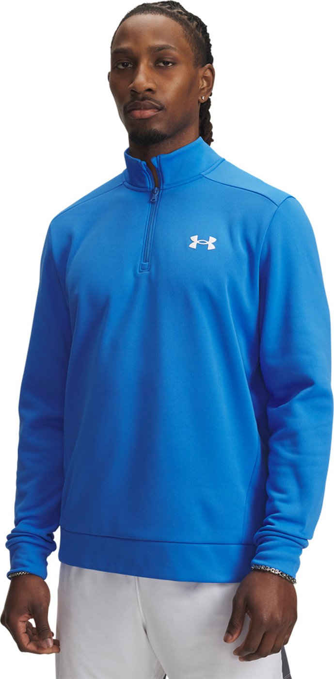 UNDER ARMOUR - UA ARMOUR FLEECE 1/4 ZIP BLUE ATLANTIS