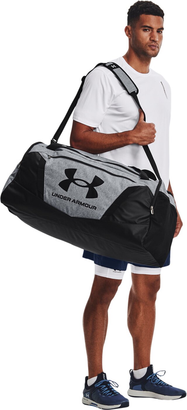 UNDER ARMOUR - UA UNDENIABLE 5.0 DUFFLE LG PITCH GRAY MEDIUM HEATHER – Bild 3