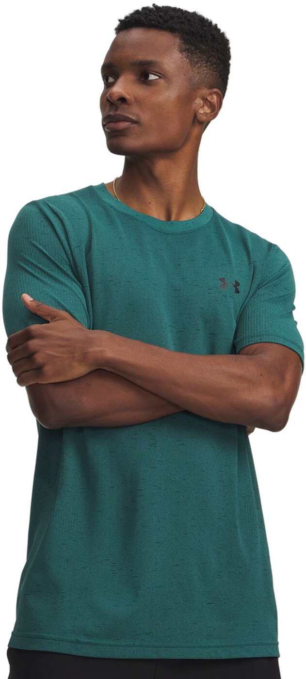 UNDER ARMOUR - VANISH SEAMLESS SS RACK GREEN