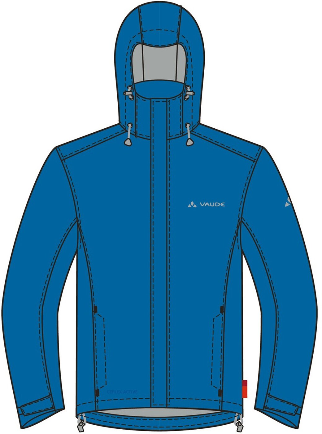 VAUDE - Me Escape Light Jacket RADIATE BLUE – Bild 5