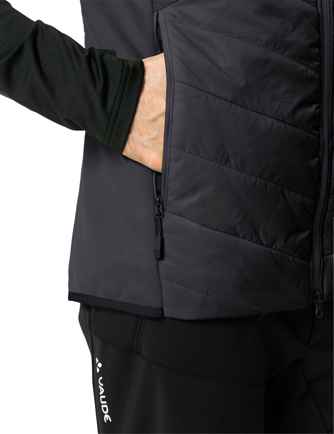 VAUDE - Me Sesvenna Vest IV BLACK/BLACK – Bild 7