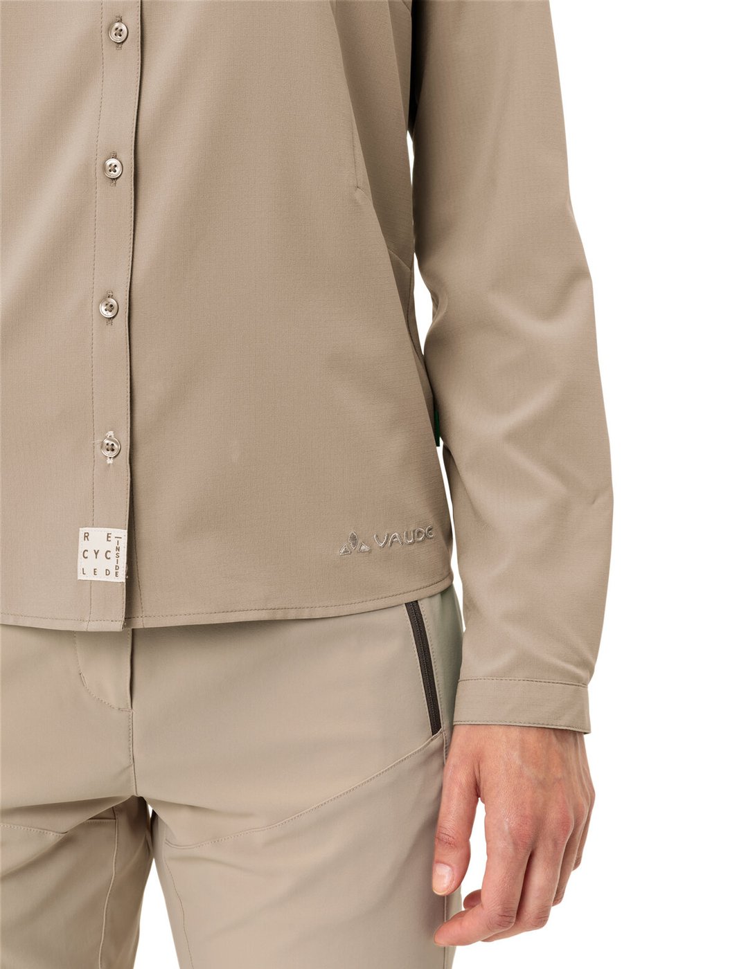VAUDE - Wo Rosemoor LS Shirt IV LINEN – Bild 7