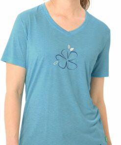 VAUDE - Wo Skomer Print T-Shirt III AQUA – Bild 3