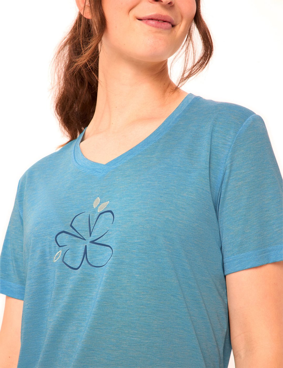VAUDE - Wo Skomer Print T-Shirt III AQUA – Bild 6
