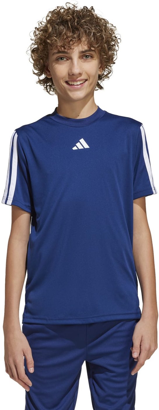 ADIDAS - J TR-ES 3S TEE DKBLUE/WHITE – Bild 2