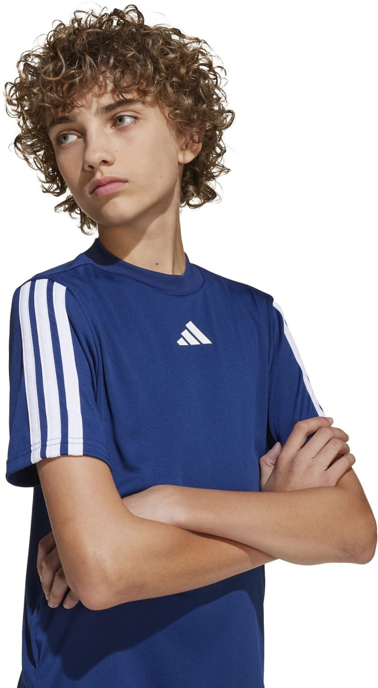 ADIDAS - J TR-ES 3S TEE DKBLUE/WHITE – Bild 6