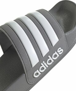 ADIDAS - ADILETTE SHOWER GRETHR/FTWWHT/GRETHR – Bild 6