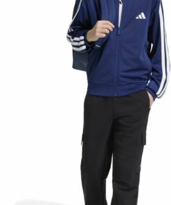 ADIDAS - J 3S FZ TR TT DKBLUE/WHITE – Bild 4