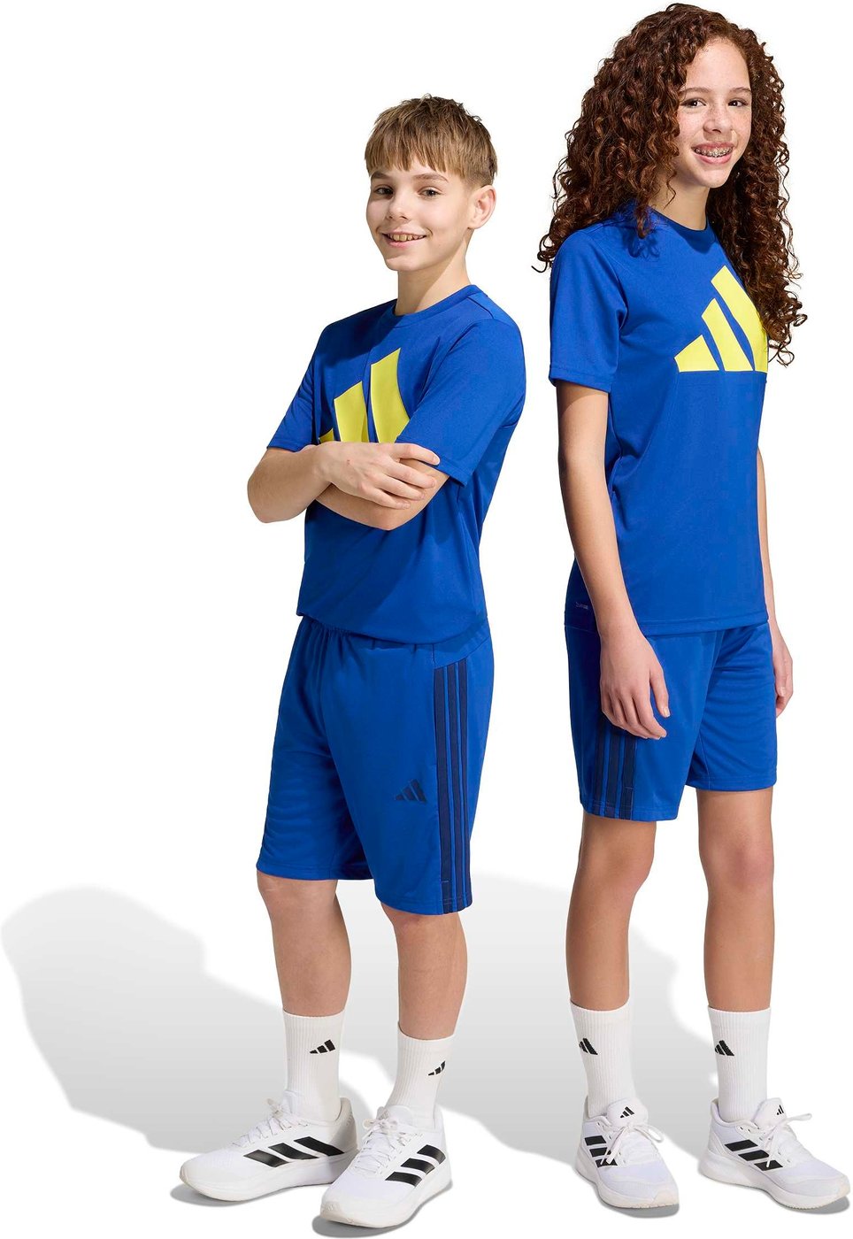 ADIDAS - J TR-ES 3S SH ROYBLU/DKBLUE – Bild 5