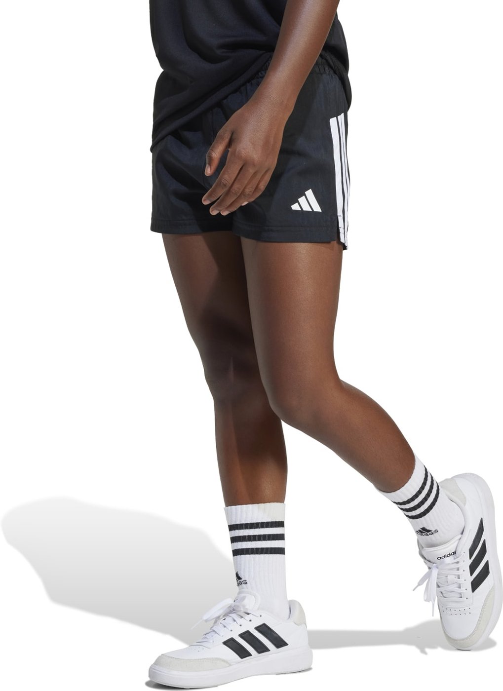 ADIDAS - JG TR-ES 3S SHO BLACK/WHITE – Bild 2