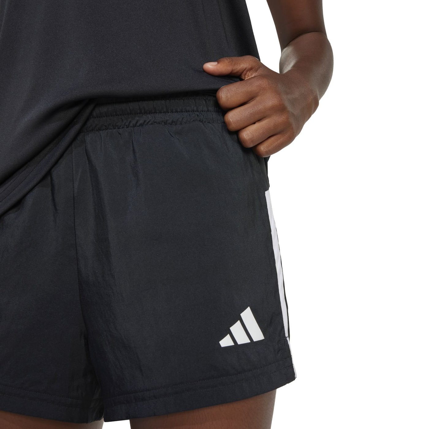 ADIDAS - JG TR-ES 3S SHO BLACK/WHITE – Bild 6