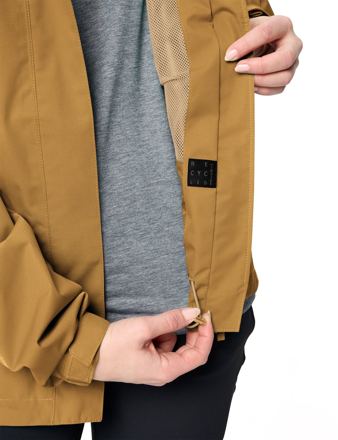 VAUDE - Wo Escape Light Jacket PEANUT BUTTER – Bild 6