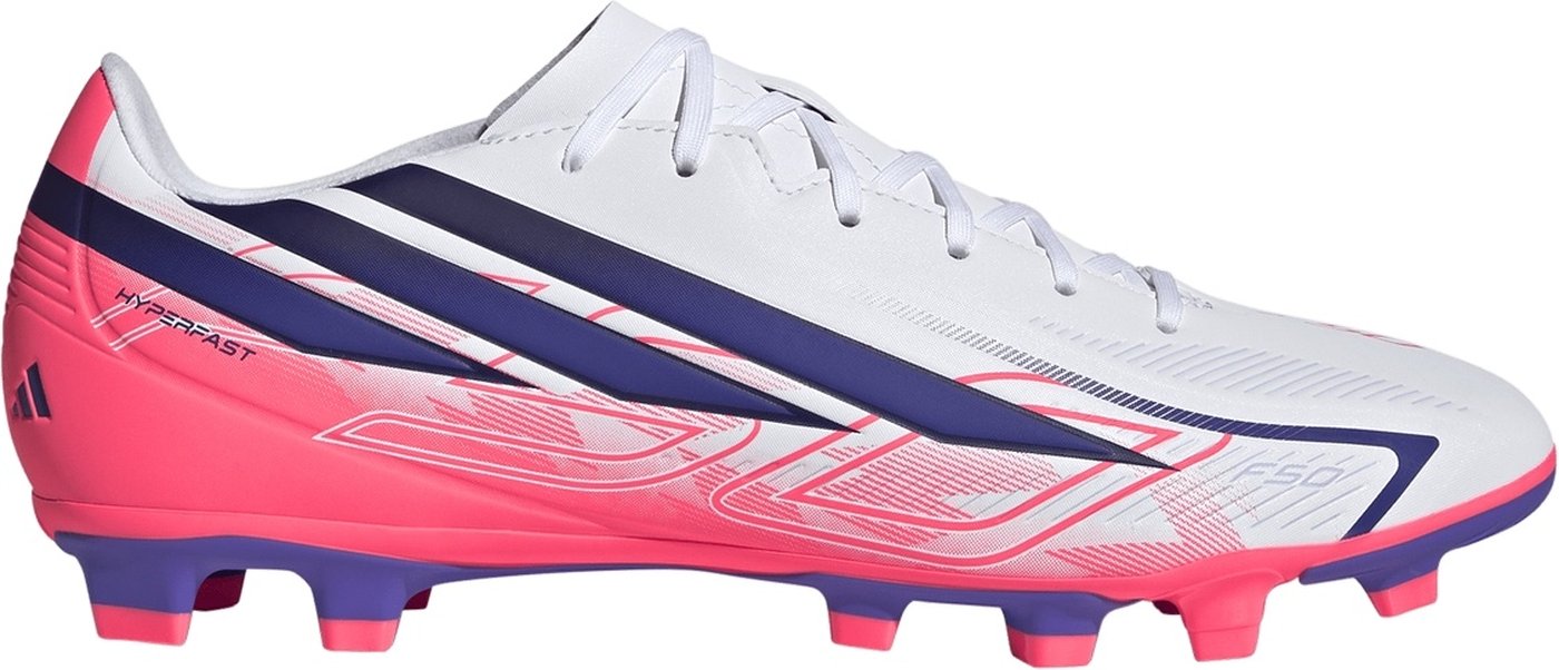 ADIDAS - F50 HYPERFAST CLUB FG/MG FTWWHT/SOLPUR/SOLTUR