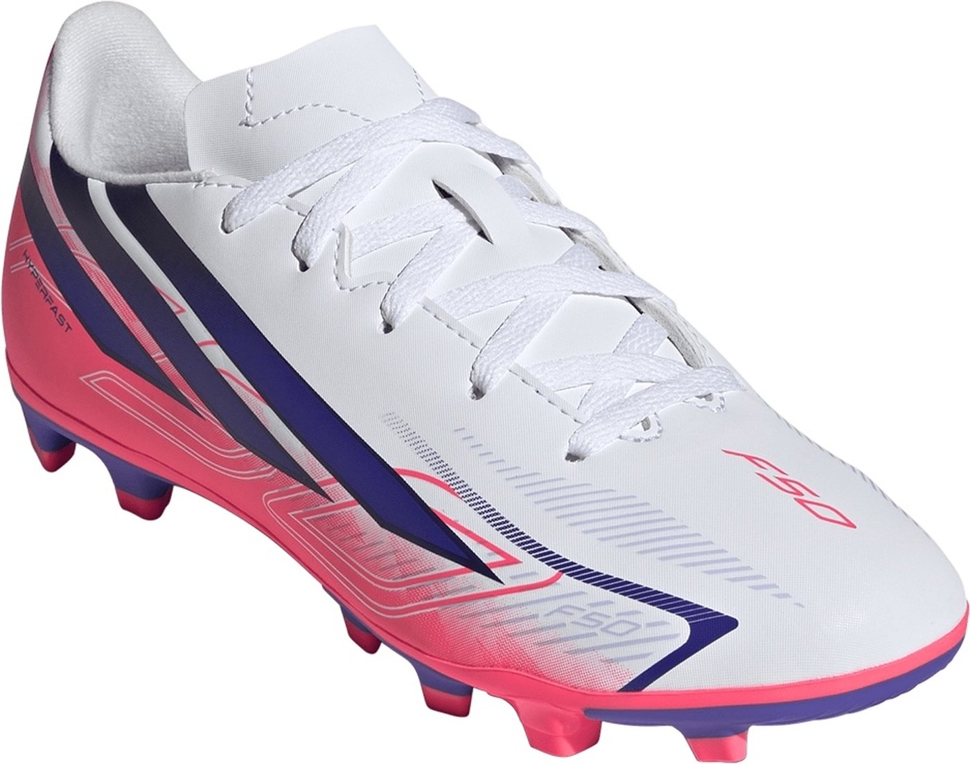 ADIDAS - F50 HYPERFAST CLUB FG/MG J FTWWHT/SOLPUR/SOLTUR – Bild 6