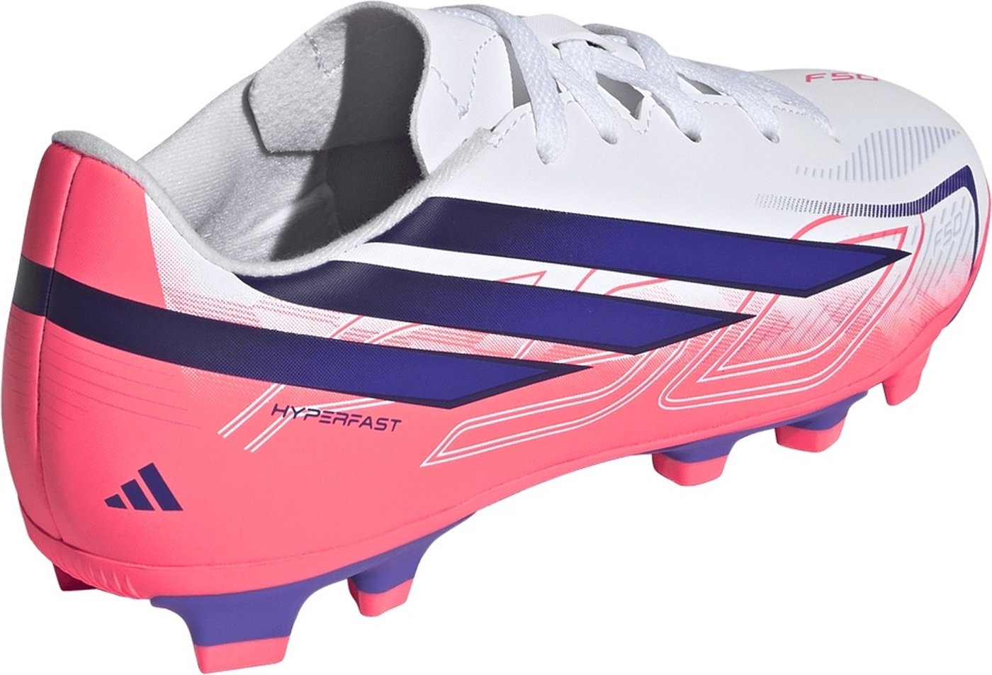 ADIDAS - F50 HYPERFAST CLUB FG/MG J FTWWHT/SOLPUR/SOLTUR – Bild 7