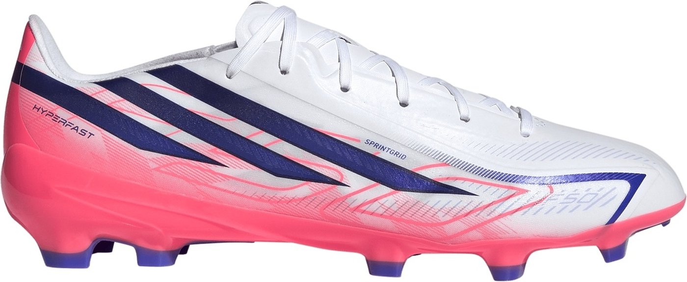 ADIDAS - F50 HYPERFAST LEAGUE FG FTWWHT/SOLPUR/SOLTUR