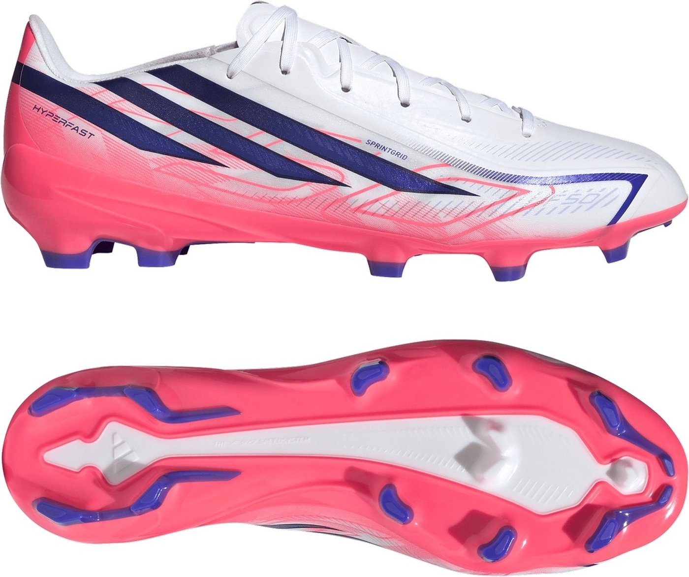 ADIDAS - F50 HYPERFAST LEAGUE FG FTWWHT/SOLPUR/SOLTUR – Bild 9