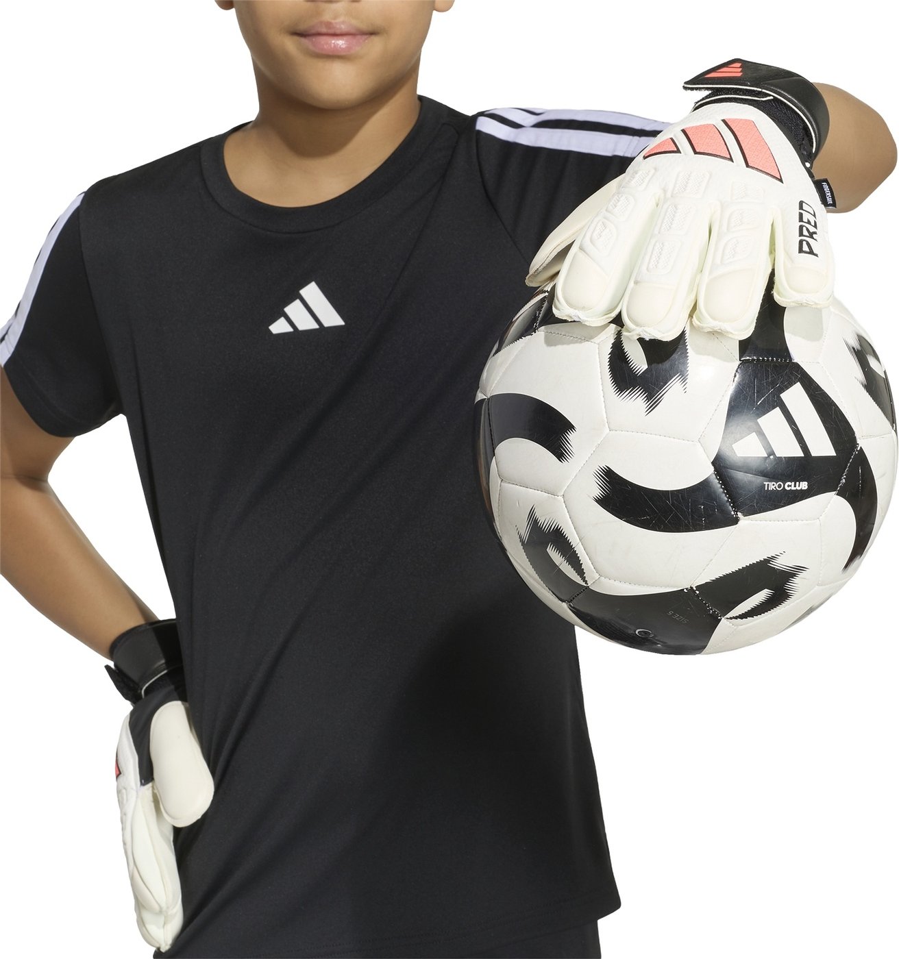 ADIDAS - PRED GL MTC FSJ WHITE/BLACK/SOLTUR – Bild 6