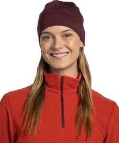 Alternative view of BUFF - Merino Lightweight Beanie SOLID GARNET