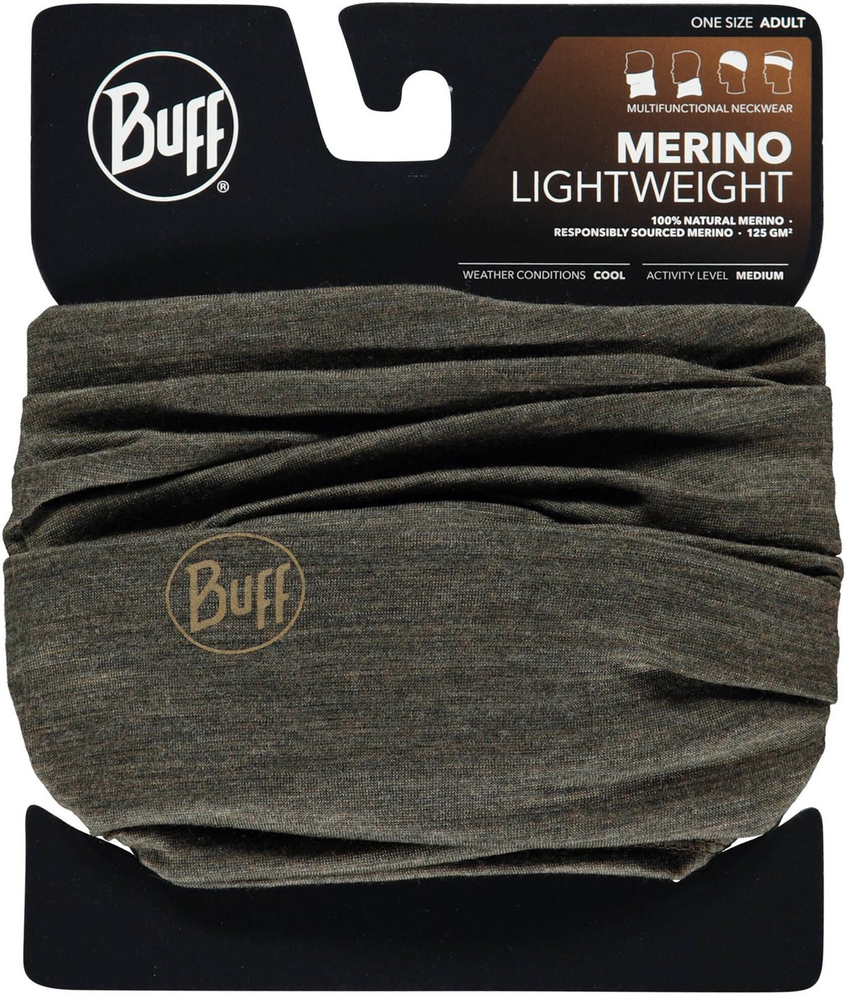 BUFF - Merino Lightweight BROWN – Bild 3