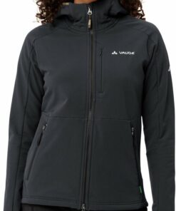 VAUDE - Wo Elope Stormfleece Hoody PHANTOM BLACK – Bild 3