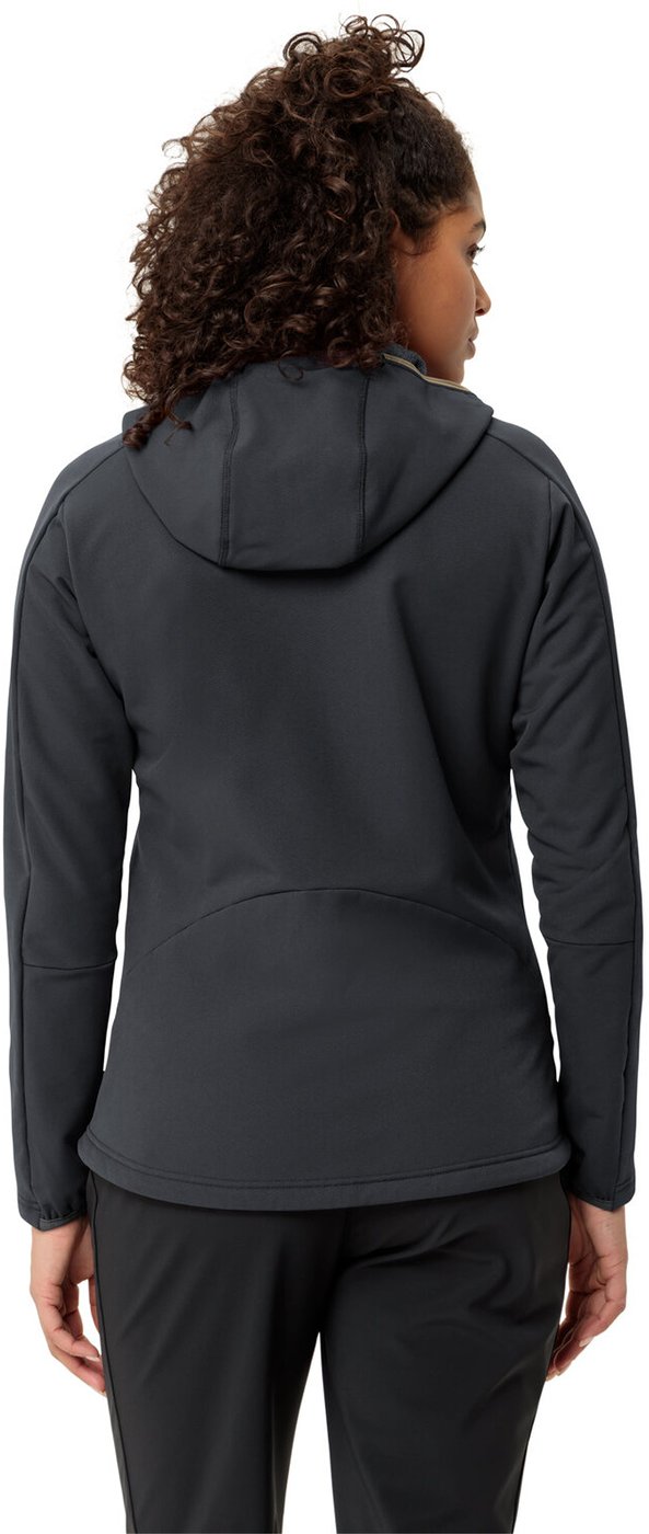 VAUDE - Wo Elope Stormfleece Hoody PHANTOM BLACK – Bild 4