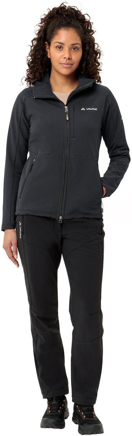 VAUDE - Wo Elope Stormfleece Hoody PHANTOM BLACK – Bild 5