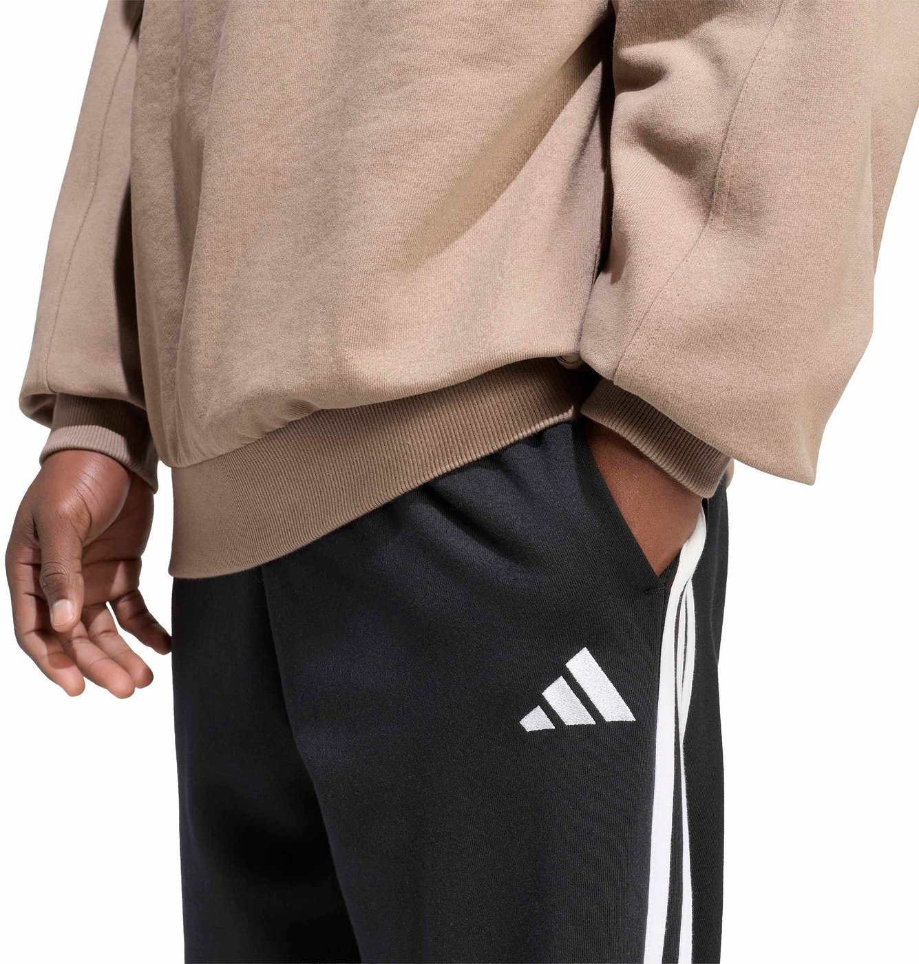 ADIDAS - M 3S FT TC PT BLACK/WHITE – Bild 5