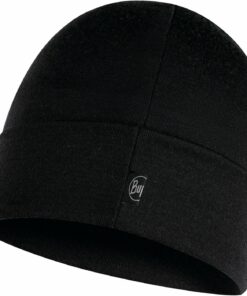 BUFF - Merino Heavyweight Beanie SOLID BLACK – Bild 2